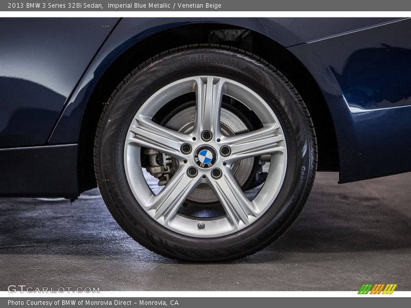 Imperial Blue Metallic / Venetian Beige 2013 BMW 3 Series 328i Sedan