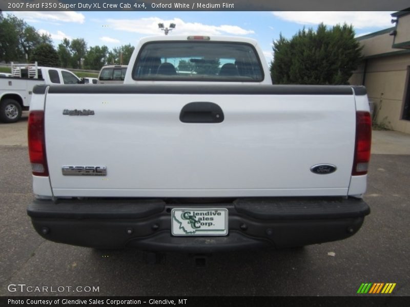 Oxford White / Medium Flint 2007 Ford F350 Super Duty XL Crew Cab 4x4