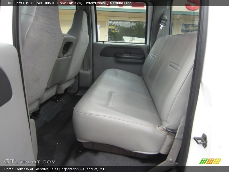 Oxford White / Medium Flint 2007 Ford F350 Super Duty XL Crew Cab 4x4