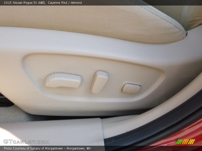 Cayenne Red / Almond 2015 Nissan Rogue SV AWD