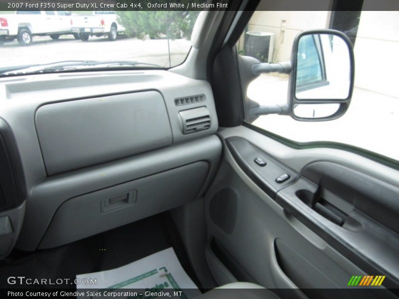 Oxford White / Medium Flint 2007 Ford F350 Super Duty XL Crew Cab 4x4