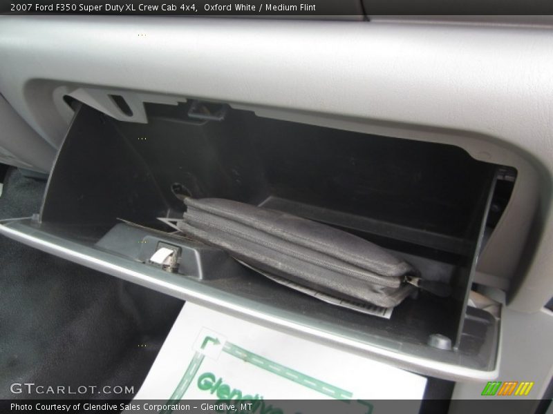 Oxford White / Medium Flint 2007 Ford F350 Super Duty XL Crew Cab 4x4