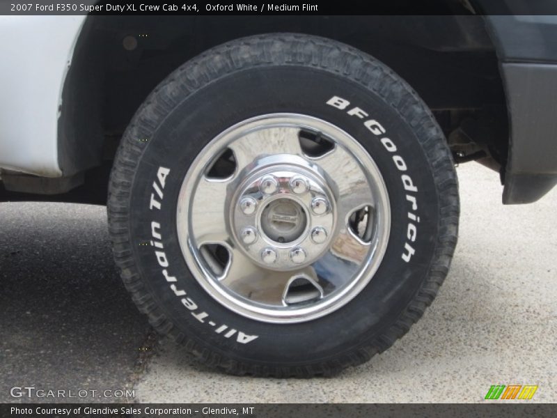 Oxford White / Medium Flint 2007 Ford F350 Super Duty XL Crew Cab 4x4