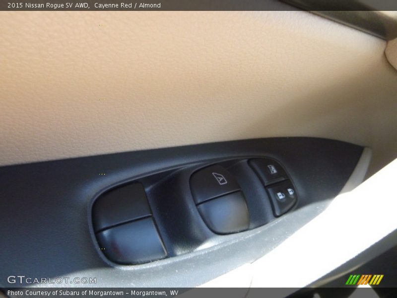 Cayenne Red / Almond 2015 Nissan Rogue SV AWD