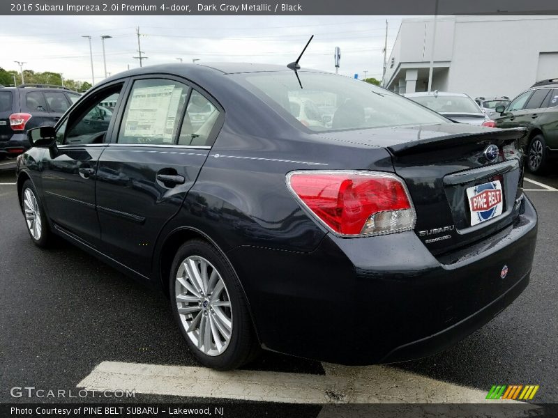 Dark Gray Metallic / Black 2016 Subaru Impreza 2.0i Premium 4-door