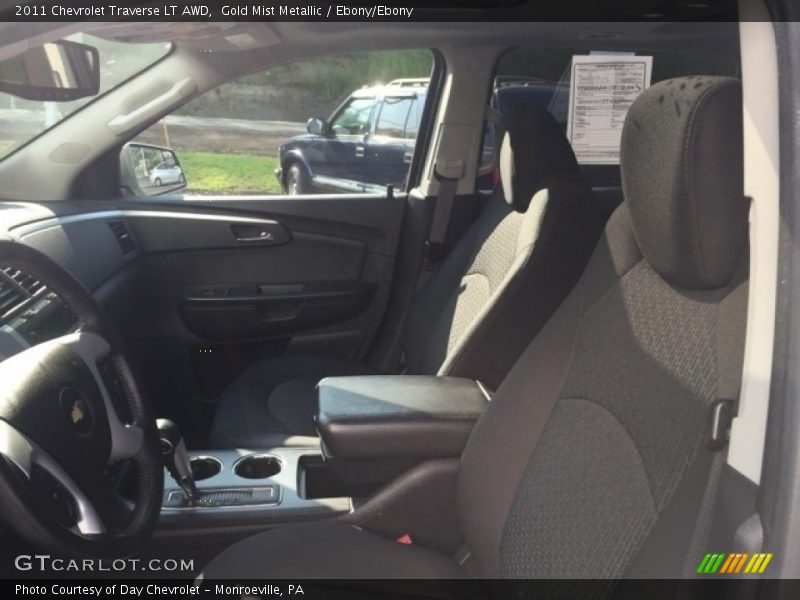 Gold Mist Metallic / Ebony/Ebony 2011 Chevrolet Traverse LT AWD