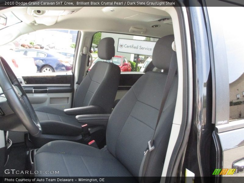 Brilliant Black Crystal Pearl / Dark Slate Gray/Light Shale 2010 Dodge Grand Caravan SXT Crew