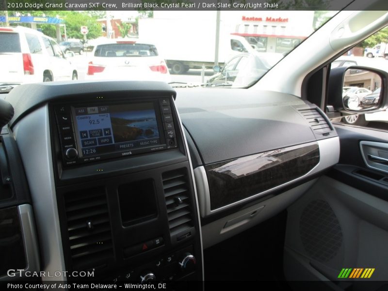 Brilliant Black Crystal Pearl / Dark Slate Gray/Light Shale 2010 Dodge Grand Caravan SXT Crew