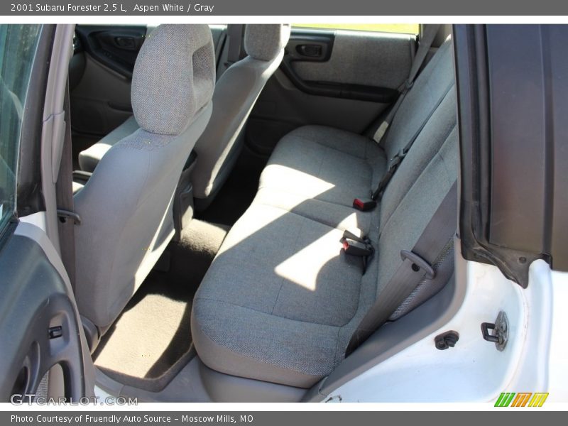 Aspen White / Gray 2001 Subaru Forester 2.5 L