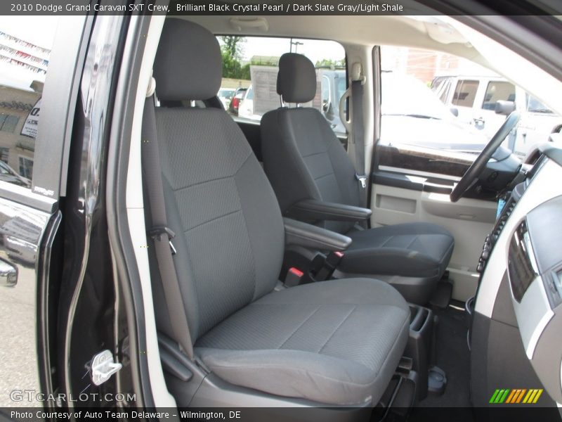 Brilliant Black Crystal Pearl / Dark Slate Gray/Light Shale 2010 Dodge Grand Caravan SXT Crew