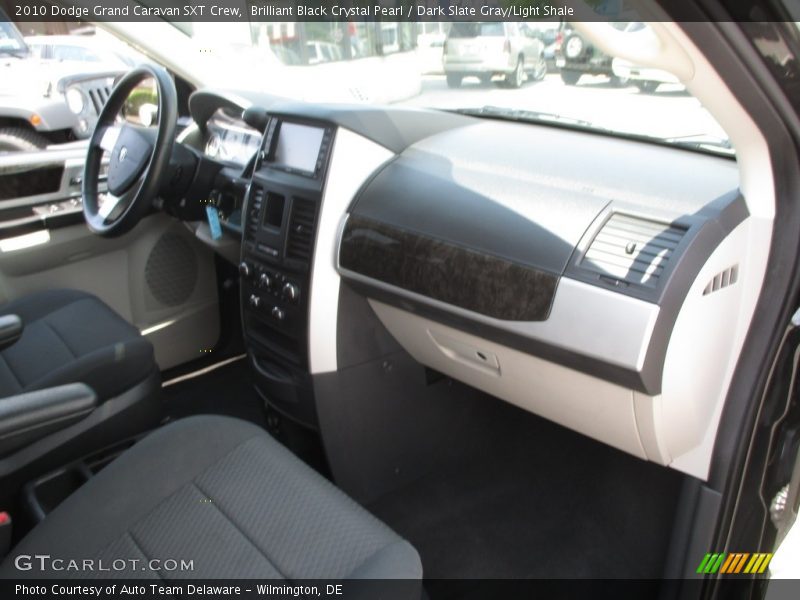 Brilliant Black Crystal Pearl / Dark Slate Gray/Light Shale 2010 Dodge Grand Caravan SXT Crew