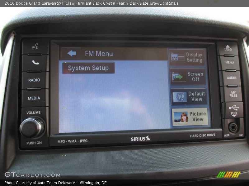 Brilliant Black Crystal Pearl / Dark Slate Gray/Light Shale 2010 Dodge Grand Caravan SXT Crew