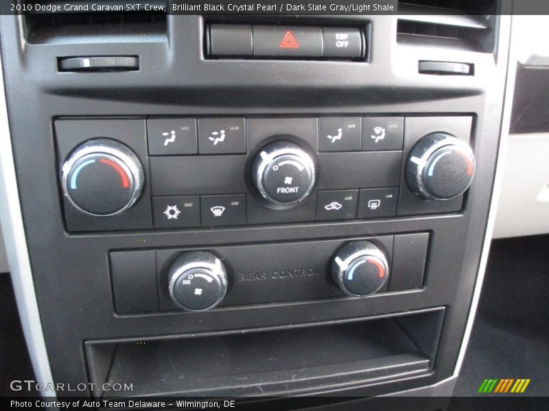 Brilliant Black Crystal Pearl / Dark Slate Gray/Light Shale 2010 Dodge Grand Caravan SXT Crew