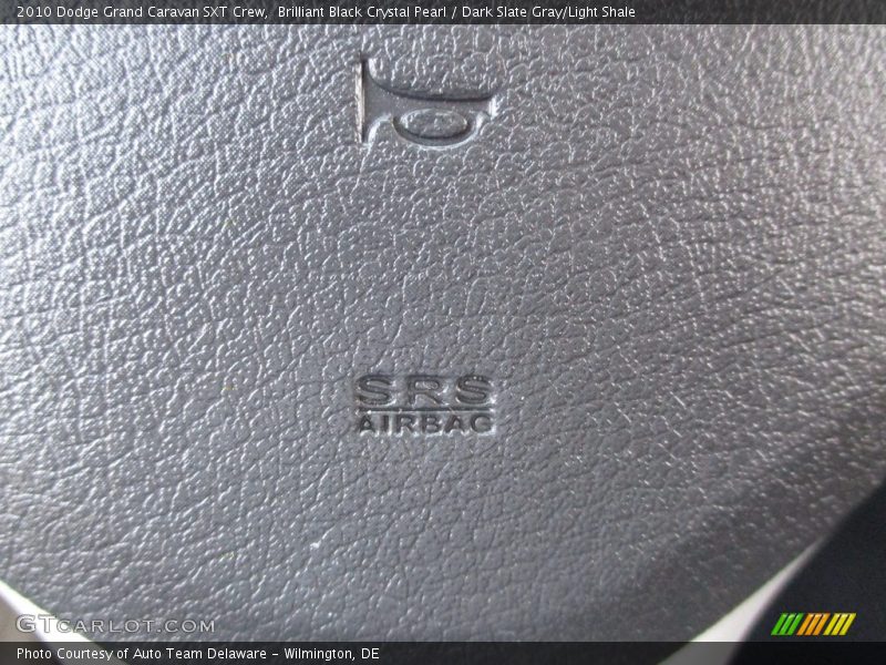Brilliant Black Crystal Pearl / Dark Slate Gray/Light Shale 2010 Dodge Grand Caravan SXT Crew