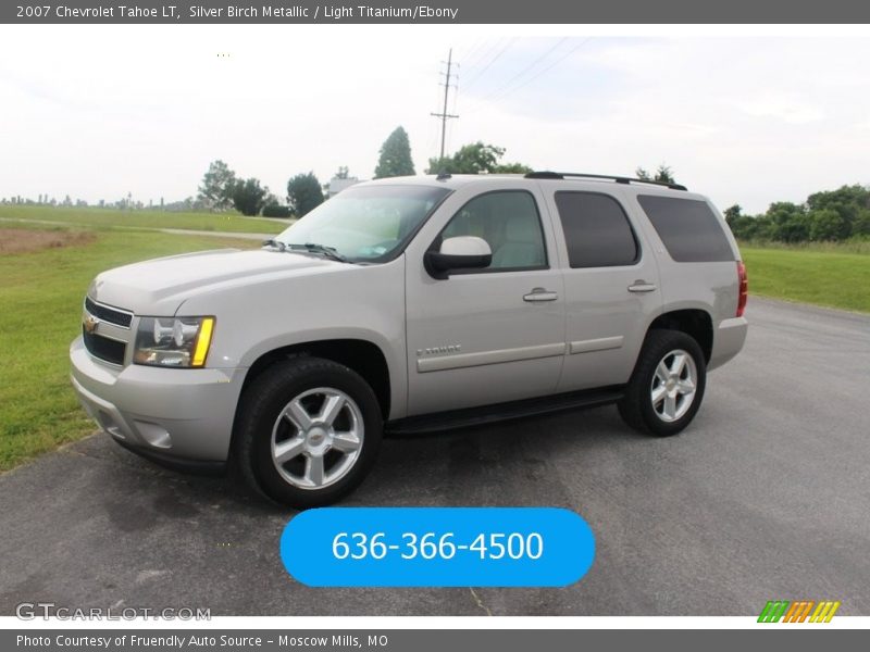 Silver Birch Metallic / Light Titanium/Ebony 2007 Chevrolet Tahoe LT