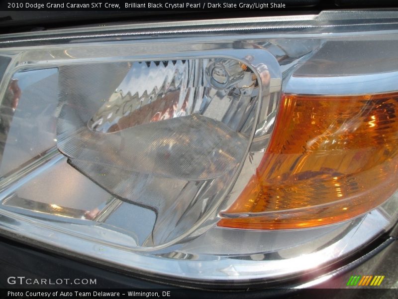 Brilliant Black Crystal Pearl / Dark Slate Gray/Light Shale 2010 Dodge Grand Caravan SXT Crew