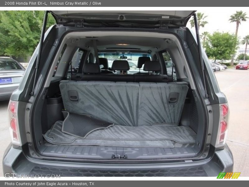 Nimbus Gray Metallic / Olive 2008 Honda Pilot EX-L