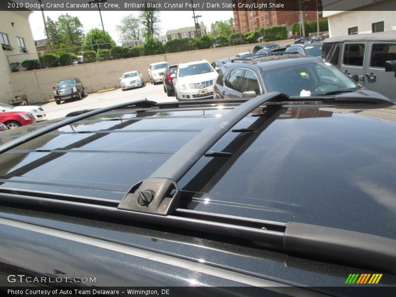 Brilliant Black Crystal Pearl / Dark Slate Gray/Light Shale 2010 Dodge Grand Caravan SXT Crew