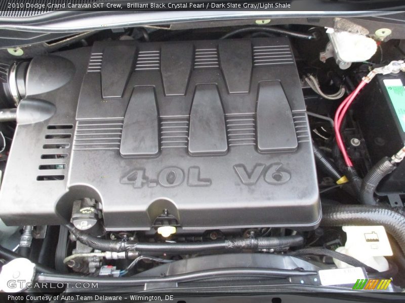 Brilliant Black Crystal Pearl / Dark Slate Gray/Light Shale 2010 Dodge Grand Caravan SXT Crew