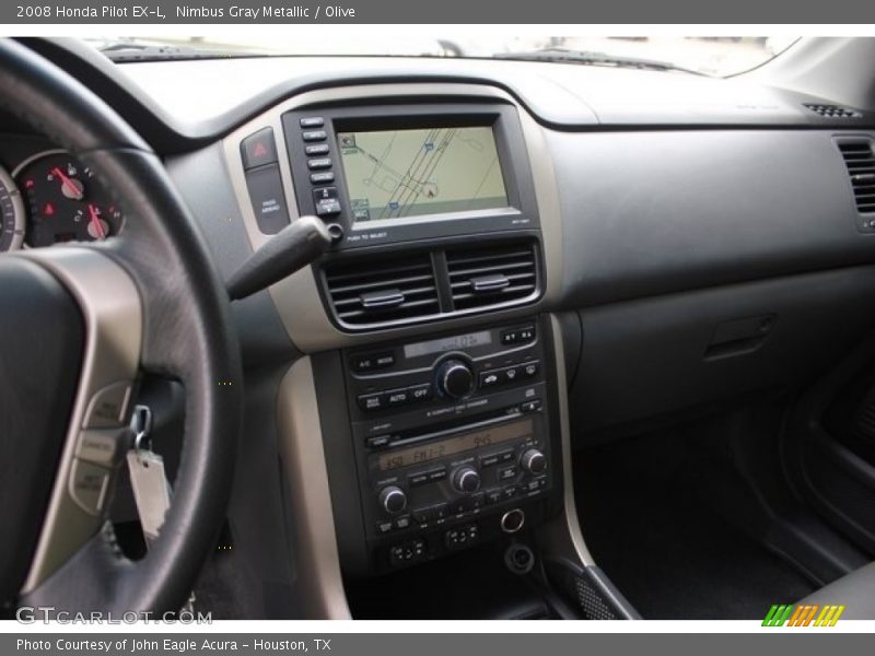 Nimbus Gray Metallic / Olive 2008 Honda Pilot EX-L