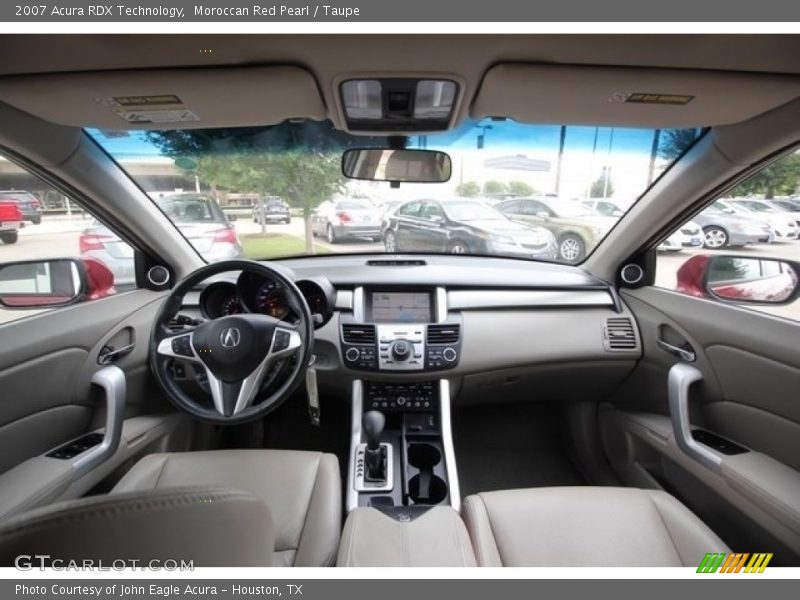Moroccan Red Pearl / Taupe 2007 Acura RDX Technology