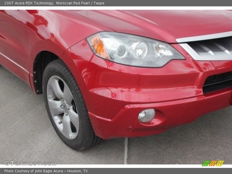 Moroccan Red Pearl / Taupe 2007 Acura RDX Technology