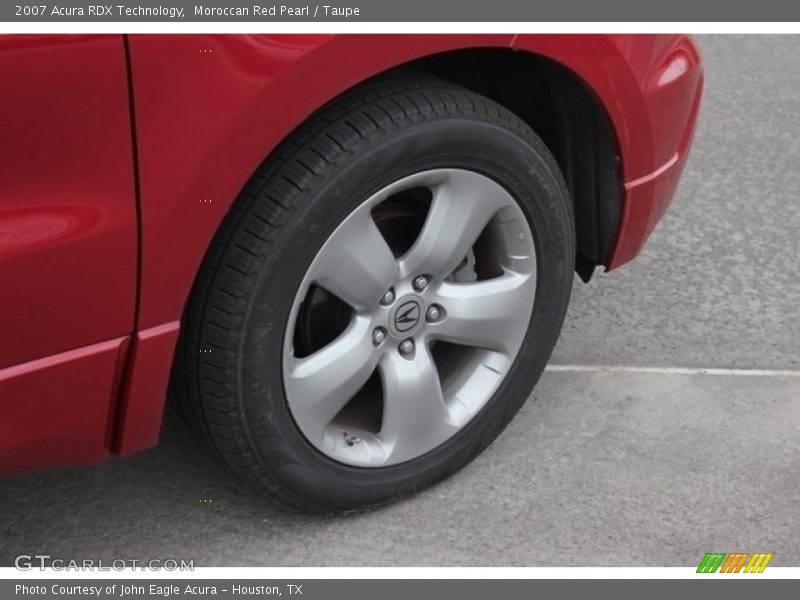 Moroccan Red Pearl / Taupe 2007 Acura RDX Technology