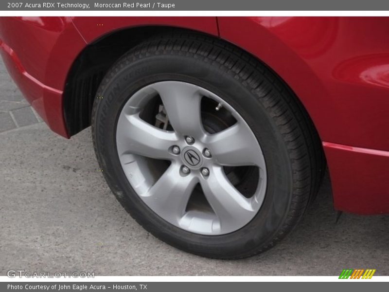 Moroccan Red Pearl / Taupe 2007 Acura RDX Technology