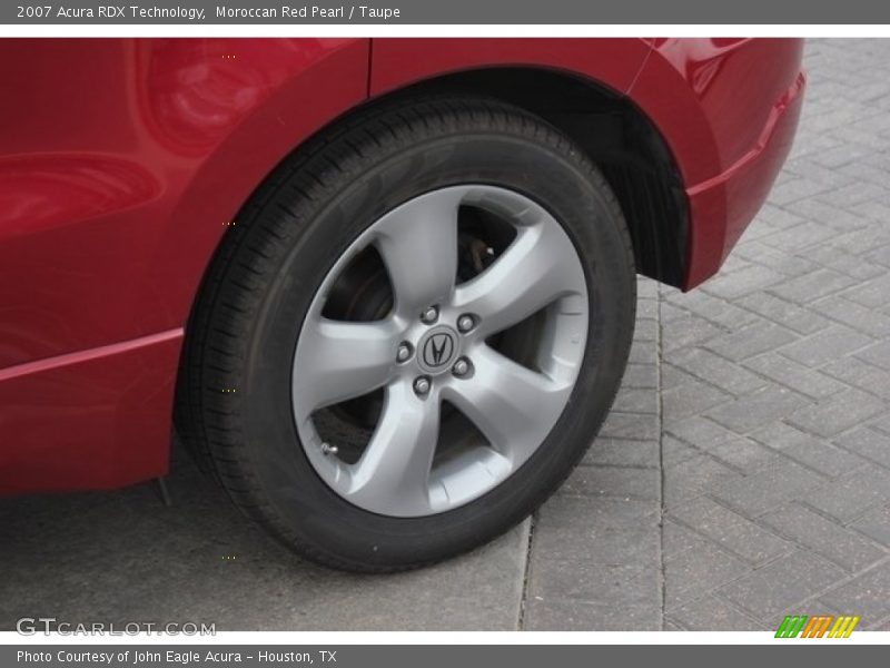 Moroccan Red Pearl / Taupe 2007 Acura RDX Technology
