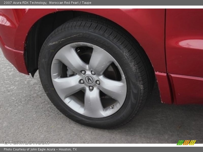 Moroccan Red Pearl / Taupe 2007 Acura RDX Technology