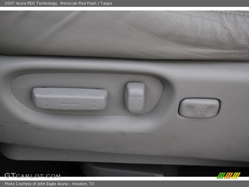 Moroccan Red Pearl / Taupe 2007 Acura RDX Technology