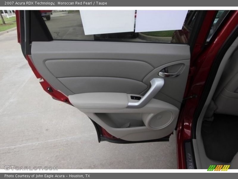 Moroccan Red Pearl / Taupe 2007 Acura RDX Technology