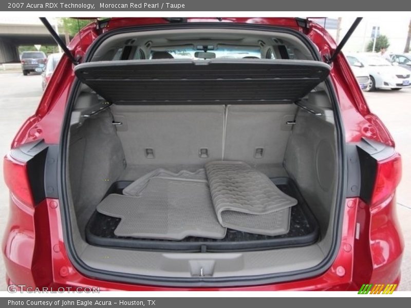 Moroccan Red Pearl / Taupe 2007 Acura RDX Technology
