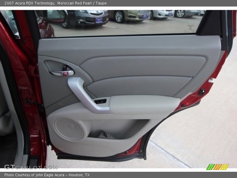 Moroccan Red Pearl / Taupe 2007 Acura RDX Technology