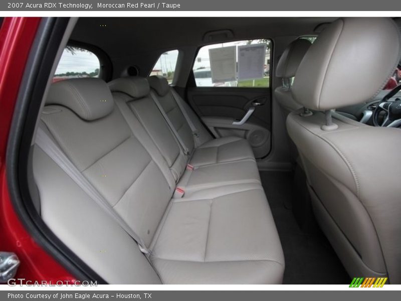 Moroccan Red Pearl / Taupe 2007 Acura RDX Technology
