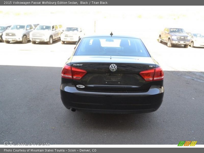 Black / Titan Black 2015 Volkswagen Passat Wolfsburg Edition Sedan