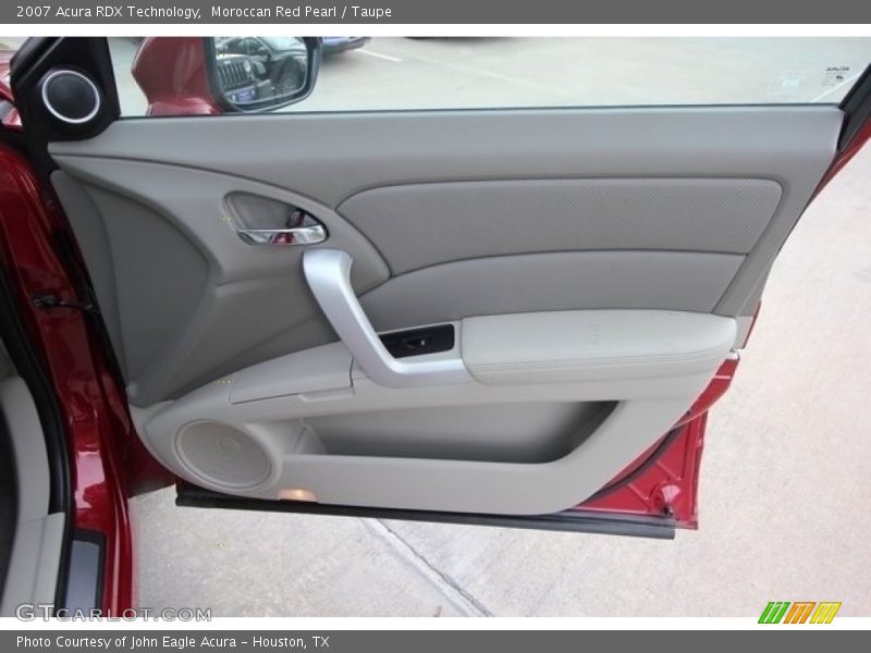 Moroccan Red Pearl / Taupe 2007 Acura RDX Technology