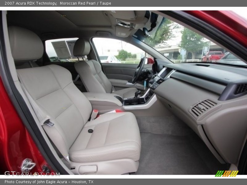 Moroccan Red Pearl / Taupe 2007 Acura RDX Technology