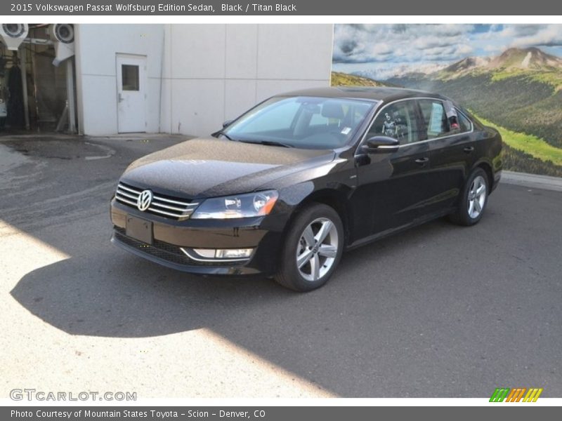 Black / Titan Black 2015 Volkswagen Passat Wolfsburg Edition Sedan