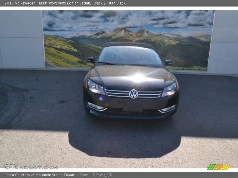 Black / Titan Black 2015 Volkswagen Passat Wolfsburg Edition Sedan