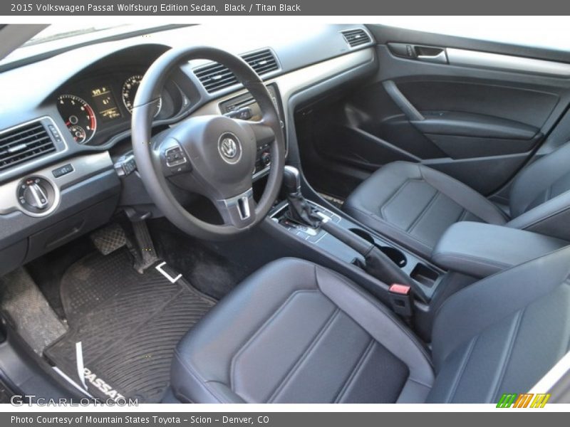 Black / Titan Black 2015 Volkswagen Passat Wolfsburg Edition Sedan