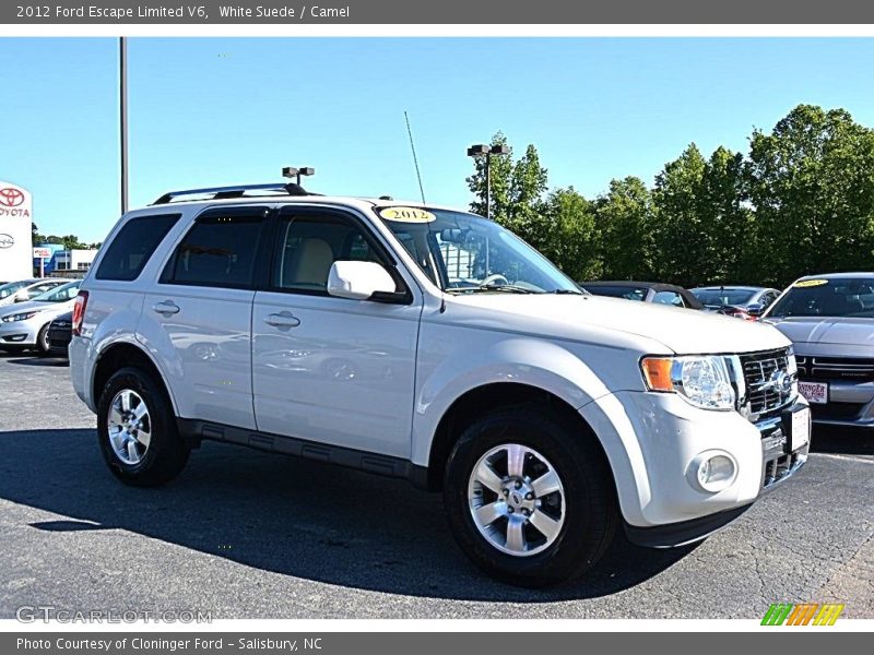 White Suede / Camel 2012 Ford Escape Limited V6