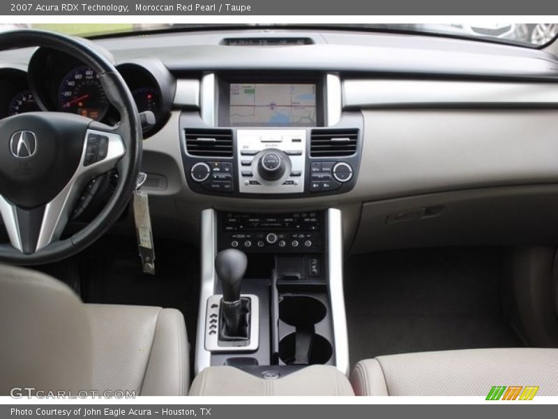Moroccan Red Pearl / Taupe 2007 Acura RDX Technology