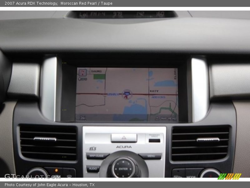 Moroccan Red Pearl / Taupe 2007 Acura RDX Technology