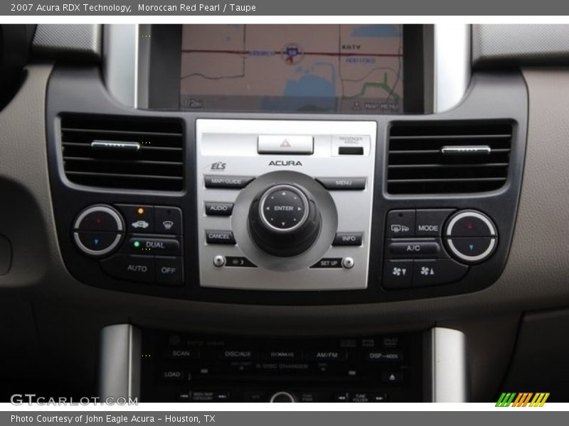 Moroccan Red Pearl / Taupe 2007 Acura RDX Technology