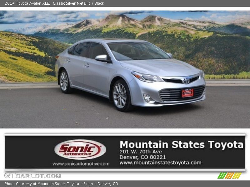 Classic Silver Metallic / Black 2014 Toyota Avalon XLE