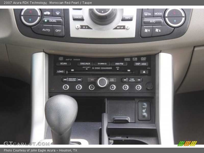 Moroccan Red Pearl / Taupe 2007 Acura RDX Technology