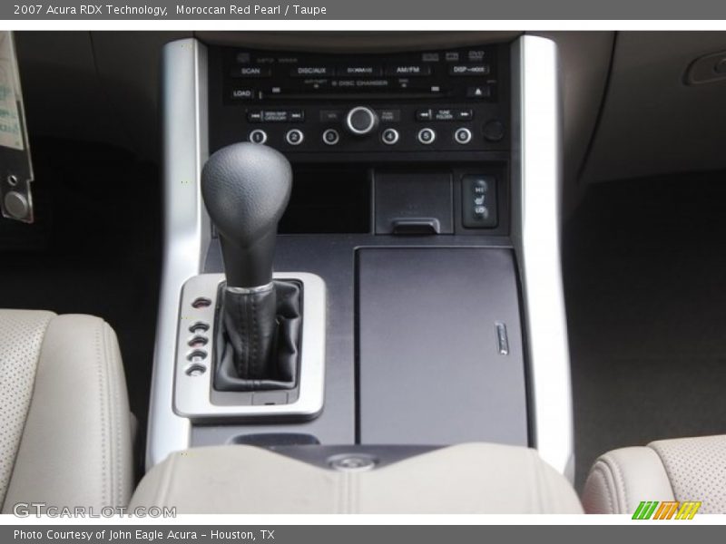 Moroccan Red Pearl / Taupe 2007 Acura RDX Technology