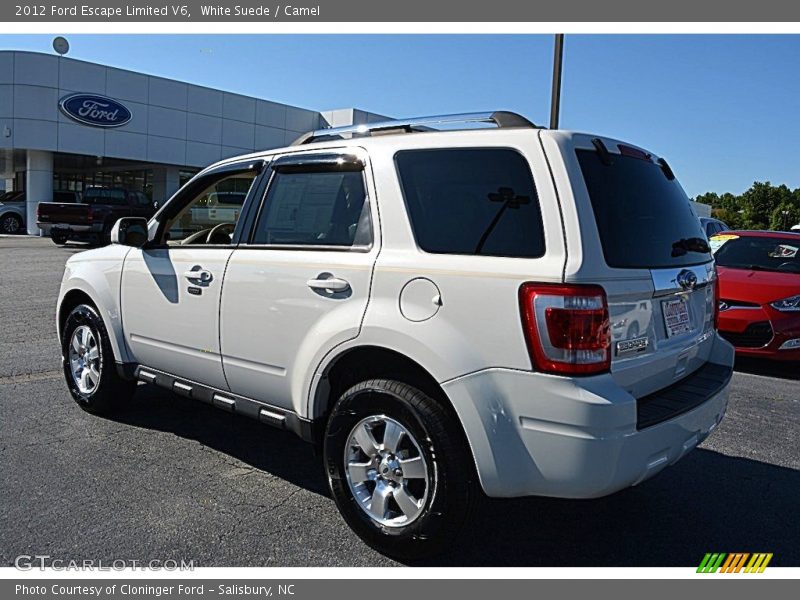 White Suede / Camel 2012 Ford Escape Limited V6