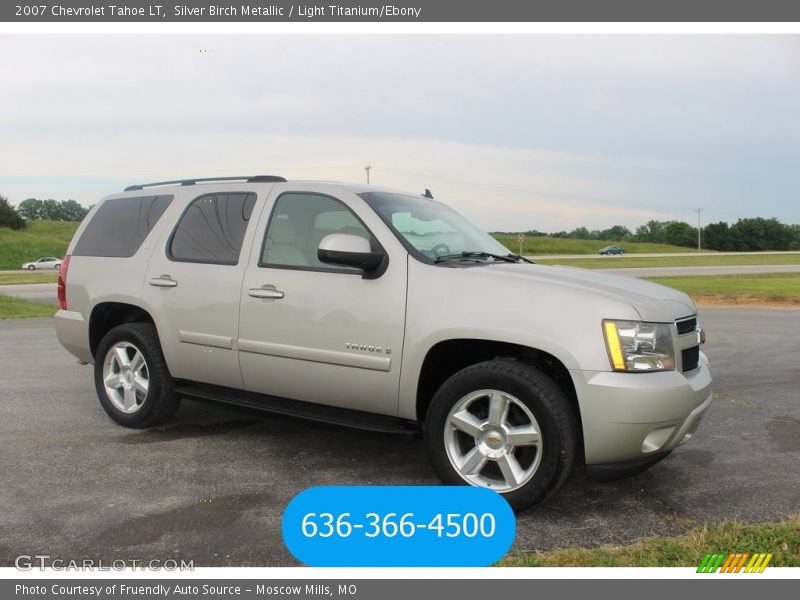 Silver Birch Metallic / Light Titanium/Ebony 2007 Chevrolet Tahoe LT